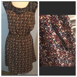 Zipper pocket summer dress